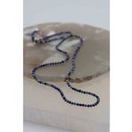 Mucize Taş Lapis Lazuli Taşı Ince Doğaltaş Kolye 2mm KLY9468