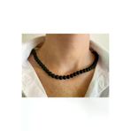 Mucize Taş Oniks Taşı Doğaltaş Kolye 8 Mm KLONK0460