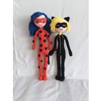 Mucizevi Uğur Böceği ve Kara Kedi Amigurumi Organik Oyuncak