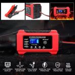 Mucosan 12V 6A Akıllı Akü Şarj Cihazı LCD Ekranlı Çoklu Koruma, 110-240V Ac, Arabalar, Kamyonlar, Motosikletler, Deniz Araçları ve Kurşun Asit Aküler (Agm/gel/ıslak) Için, , Güvenilir Akü Şarj Ünitesi - 12V 6AMPER