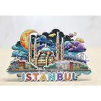 Mudanis Ahşap Istanbul Temalı Magnet ALK4599
