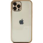 Mudanis Apple Iphone 12 Pro Max Kılıf Razer Lensli Silikon - Gold