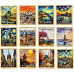 Mudanis Istanbul Temalı Buzdolapı Süsü Magnet ALK5404