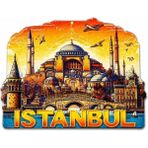 Mudanis Istanbul Temalı Silikon Buzdolapı Süsü Magnet ALK5378
