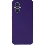 Mudanis Oppo Reno 7 Lite Kılıf Nano Içi Kadife Silikon - Mor