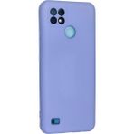 Mudanis Realme C21 Kılıf Nano Içi Kadife Silikon - Lila