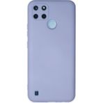 Mudanis Realme C25Y Kılıf Nano Içi Kadife Silikon - Lila
