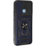 Mudanis Realme C25Y Kılıf Pars Lens Yüzüklü Silikon - Lacivert