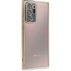 Mudanis Samsung Galaxy Note 20 Ultra Kılıf Razer Lensli Silikon - Gold