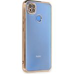 Mudanis Xiaomi Redmi 9c Kılıf Razer Lensli Silikon - Gold