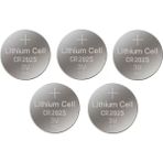 Mudanis Yuma CR2032 Süper Lityum 3V 5’li Kart Düğme Pil