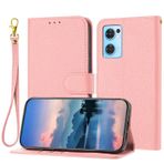 MUDASANQI Oppo Find X5 Lite/Oppo Reno 7 5G ile Uyumlu Cüzdan Kılıf Kadın ve Erkeklerle Uyumlu, Kart Tutuculu Kapaklı Deri Kapak, Darbeye Dayanıklı TPU İç Kabuk Telefon Kapağı ve Destek Çubuğu (Renk: Pembe)