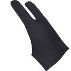 Mudder Tablet Drawing Glove Artist Glove for Light Box, Graphic Tablet, Pen Display and iPad Pro Pencil (Black)