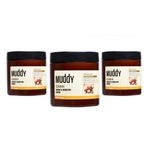 Muddy Cabin Argan ve Keratin Maske Kuru Zayıf ve Kırılan Saçlar için 3x500 ml Bakım Kremi