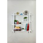 Mudesa Duvar Rafı Kitaplık Duvara Monte Kitap Rafı Modern Dekoratif Pratik Şık Raf Ev Dekorasyonu