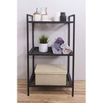 Mudesa MDSTELS004 Metal Dekoratif Açık Banyo Dolabı Havluluk Sabunluk Çok Amaçlı Banyo Organizer
