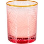 Mudo Concept Leaf Cam Bardak Mum -Bergamot / Pembe - 1 Adet