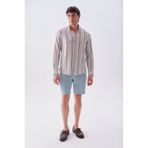 Mudo Erkek Bej Straight Fit Chino Şort
