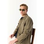 Mudo Erkek Haki Liyosel Karışımlı Casual Ceket