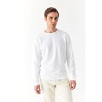 Mudo Erkek Lacivert Bisiklet Yaka Nakışlı Sweatshirt