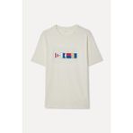 Mudo Erkek Taş Rengi Baskılı Bisiklet Yaka T-Shirt - XL