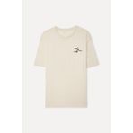 Mudo Erkek Taş Rengi Baskılı Comfort Fit Bisiklet Yaka T-Shirt