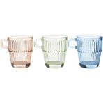 Mudo Home Bloom Espresso Fincan Seti 3'lü 120 ml - RENKSİZ - Renkli