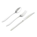 Mudo Home Essen 18 Parça Tatli Çatal Kaşik Biçak Seti Mat Gümüş