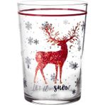 Mudo Home Let It Snow Meşrubat Bardağı -kırmızı