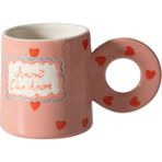 Mudo Home Lısmore Kupa Pembe 14 cm - RENKSİZ - Renkli