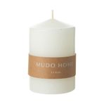 Mudo Home Sütun Mum Beyaz 7x10cm