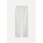 Mudo Kadın Ekru Wide Leg Pileli Pantolon