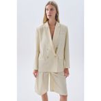 Mudo Kadın Sarı Oversize Blazer Ceket