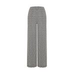 Mudo Kadın Siyah Etnik Baskılı Relax Fit Pantolon