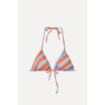 Mudo Kadın Turuncu Çizgili Üçgen Bikini Üstü