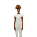 Mudra T-Shirt Off-White Beyaz Basic Kadın Tişört