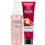 Muelhens Nemlendirici Normal Cilt 110 ml Hydralist Sprey + Gliss Durulanmayan 150 ml Saç Kremi