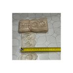Muensu Kapiçino 9 Metre Geniş Güpür, 7-8-9 cm Tül Gipür, Sofralık, Çeyizlik, Tülbant Gipür, Fransız Dantel