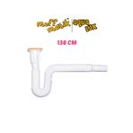 MUFFMATİK Uzun Körüklü Lavabo Sifonu 138cm L06