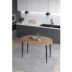 Mufian Concept Melinda 70x110 Cm İskandinav - Bohem Oval Çam Desenli Yemek - Mutfak - Balkon - Çalışma Masası