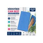 Muggio 40x50 Mikrofiber Cam Bezi, Cam Silme Bezi İz Tüy Hav Bırakmaz Ayna Parlatma Bezi 1 Adet
