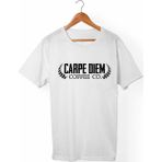 Muggkuppa Carpediem Unisex-Erkek Beyaz T-Shirt - XL