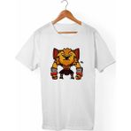 Muggkuppa Dota 2 Earthshaker Unisex-Erkek Beyaz T-Shirt - XL