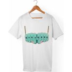 Muggkuppa Feminist Unisex-Erkek Beyaz T-Shirt