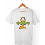 Muggkuppa Garfield Unisex-Erkek Beyaz T-Shirt - XL