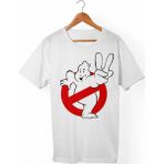 Muggkuppa Ghostbusters Unisex-Erkek Beyaz T-Shirt - L