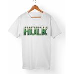 Muggkuppa Hulk Unisex-Erkek Beyaz T-Shirt - XL