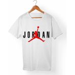 Muggkuppa M.Jordan-Nba Unisex-Erkek Beyaz T-Shirt - L