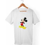Muggkuppa Mickey Mouse Unisex-Erkek Beyaz T-Shirt - L