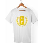 Muggkuppa Rainbow Six Siegeunisex-Erkek Beyaz T-Shirt - L